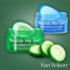 Fran Wilson Nourish My Eyes soft pad texture, gentle prep for eye care routine.