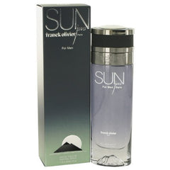 Franck Olivier Sun Java bottle; refreshing citrus-aquatic fragrance for everyday wear.