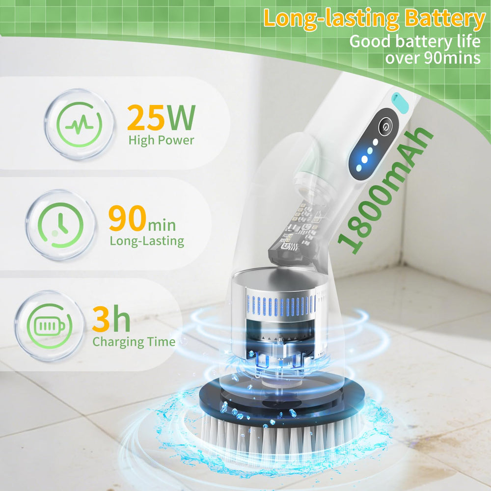 Francy Home 90 minute runtime supports long cleaning sessions