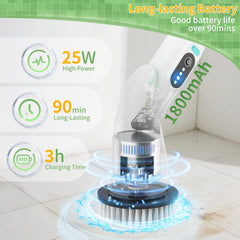 Francy Home 90 minute runtime supports long cleaning sessions