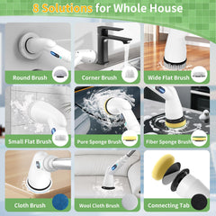 Francy Home extendable pole eases standing cleaning for reach