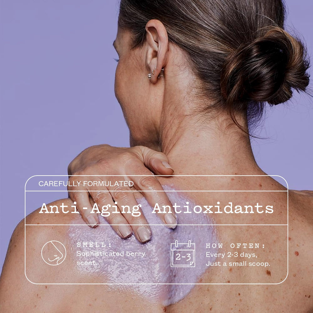 frank body Niacinamide Body Scrub with goji, acai and bilberry extracts for refreshed skin