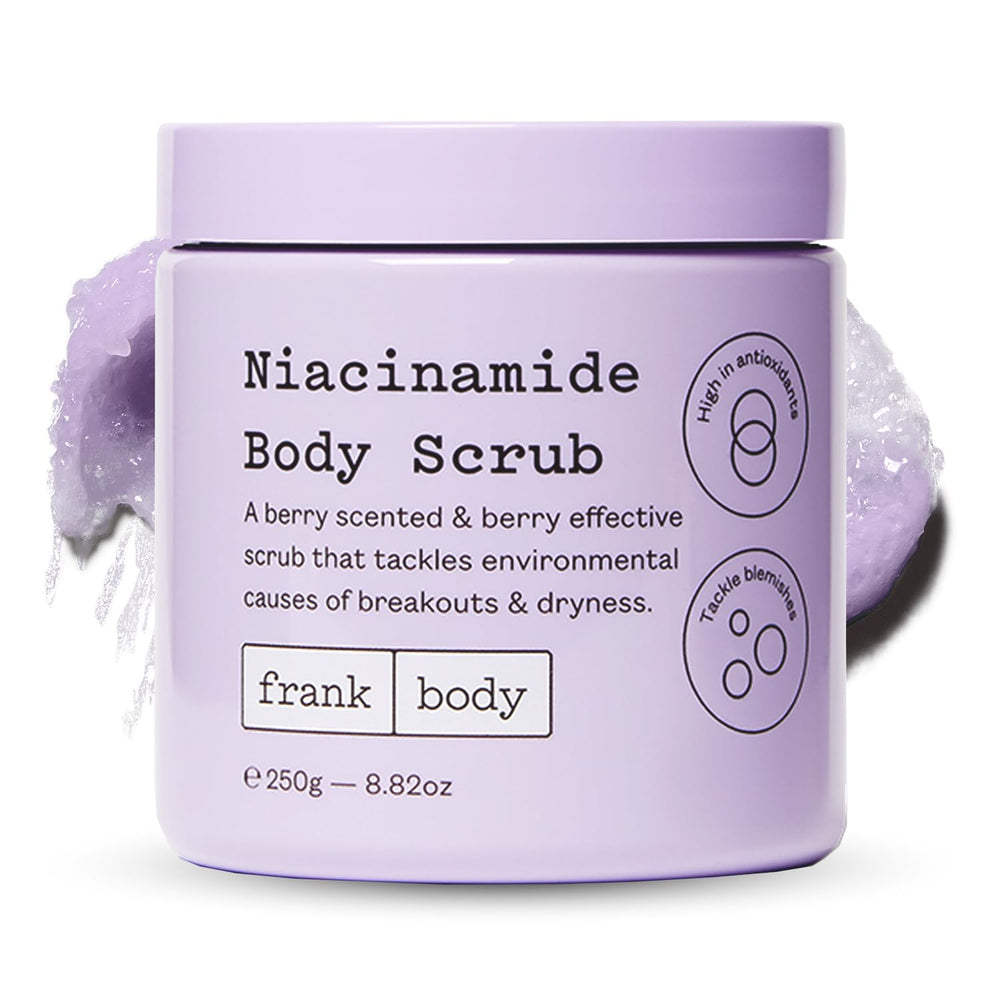 frank body Niacinamide Body Scrub with berry extracts for smoother skin