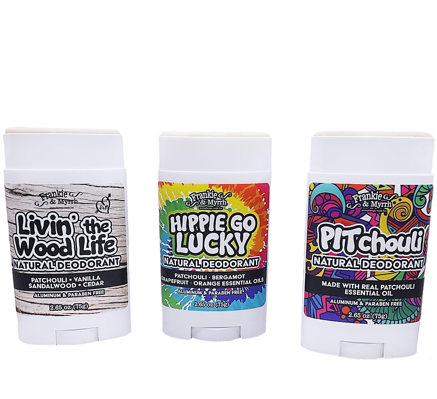 Frankie & Myrrh eco packaging highlights sustainable materials.
