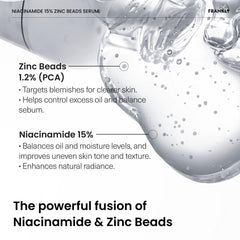 FRANKLY Niacinamide serum pump bottle ready for daily use