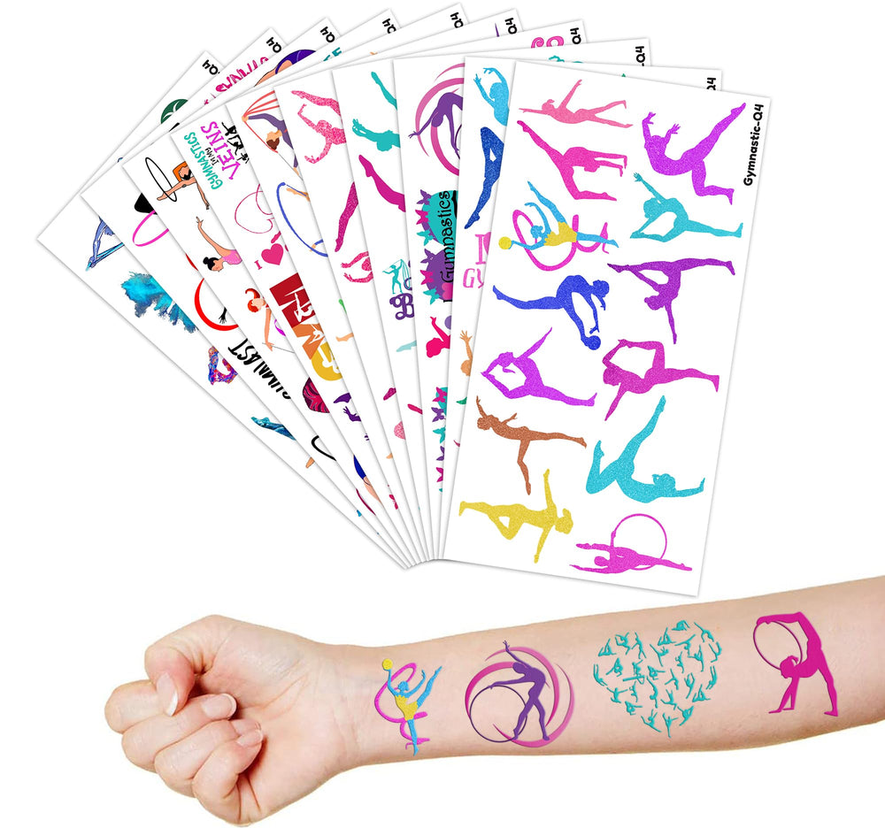 Frawharmone water-transfer application tattoos for quick party styling