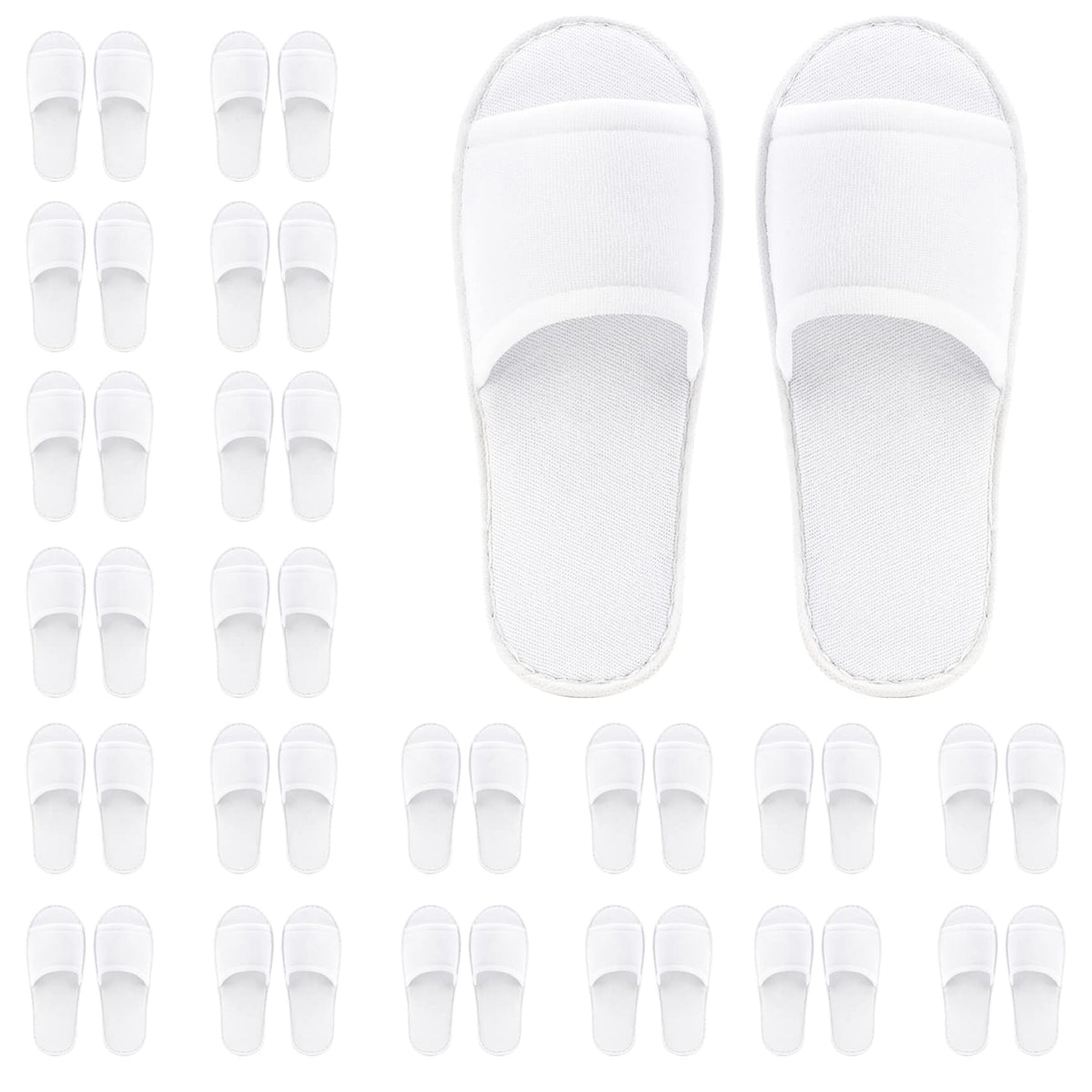 Frcctre disposable slippers Open toe for bulk guest comfort in hotels