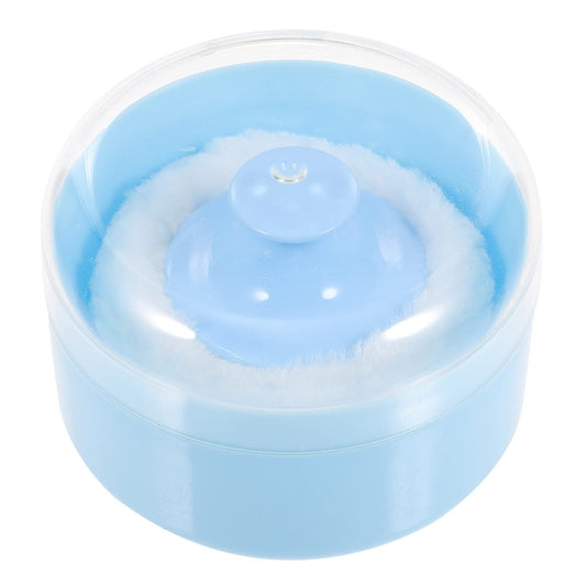 FRCOLOR baby powder puff container side view for easy handling