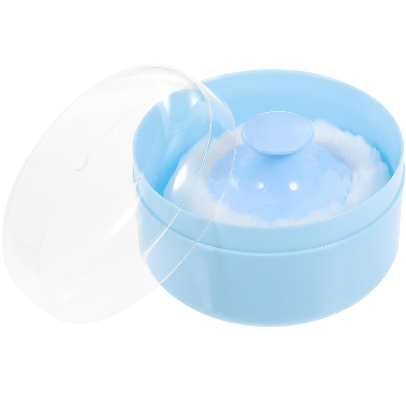 FRCOLOR travel-friendly puff case suitable for on-the-go routines