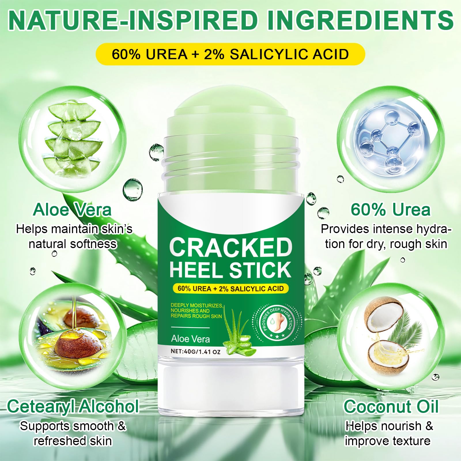 FRDUGA aloe vera formula nourishes feet during daily care