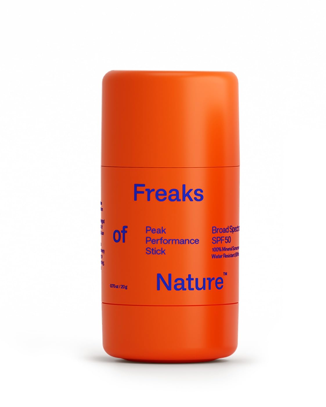Freaks of Nature Peak Performance Sun Stick includes vegan squalane and silk protein.