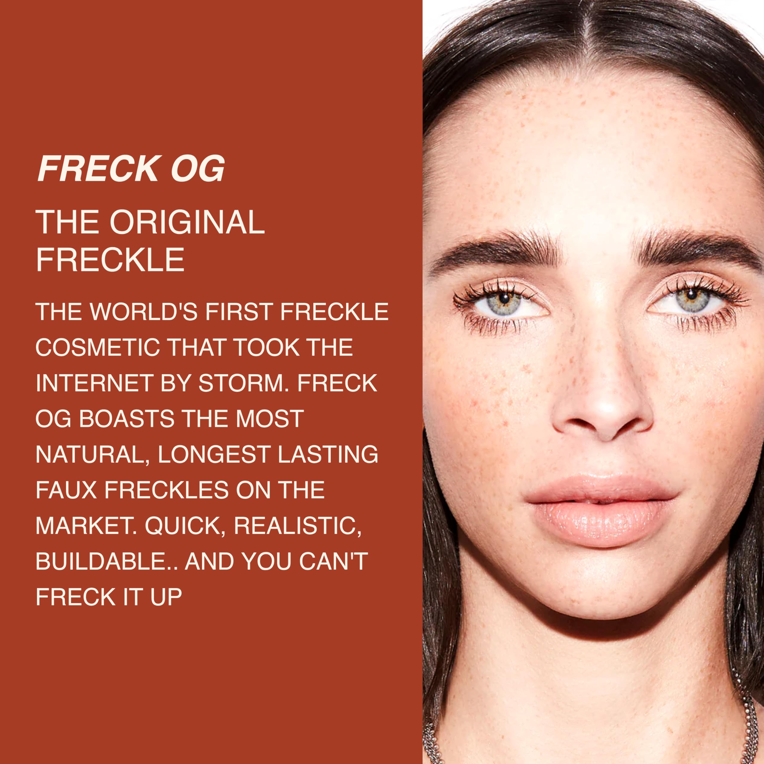 Freck Noir deep shade swatch for cooler, richer freckles.