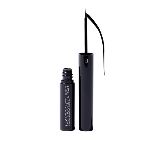 Freck Beauty LASHROCKET eyeliner with jet black precision tip for sharp lines