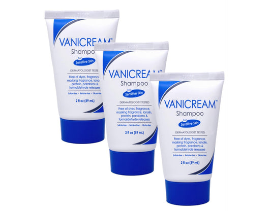 Free & Clear shampoo travel bottle 2oz for on-the-go gentle cleansing