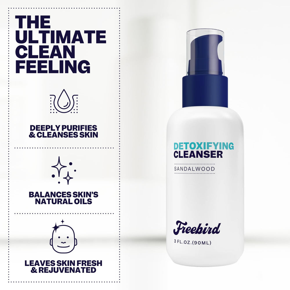 Freebird Daily Cleanser skin-friendly formula supports balanced hydration.
