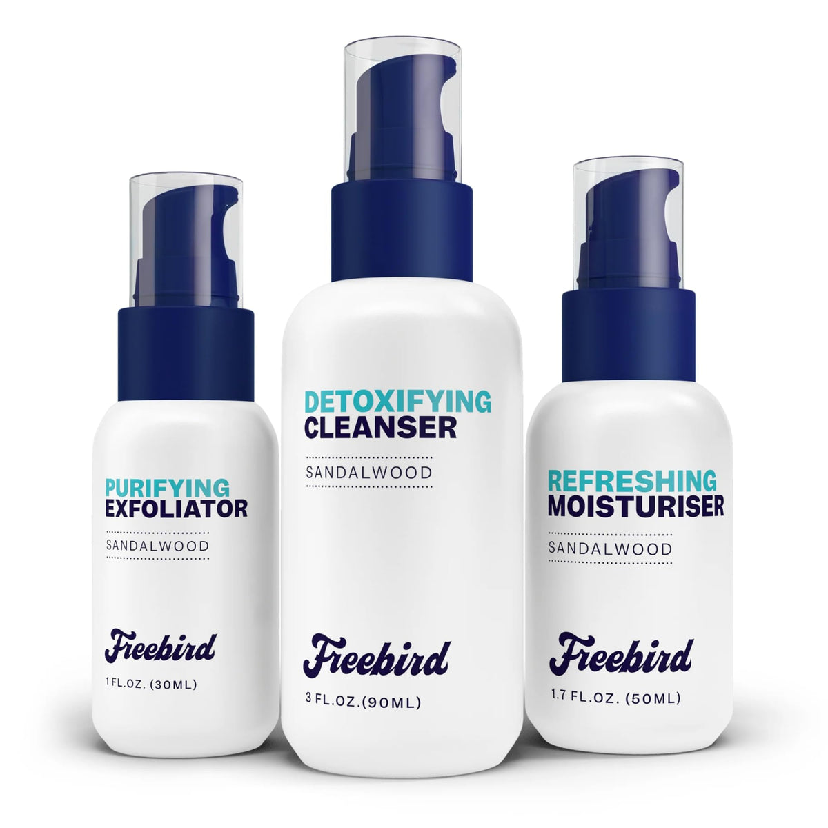 Freebird Detoxifying Cleanser helps cleanse and soothe sensitive skin with Vitamin E and Aloe.