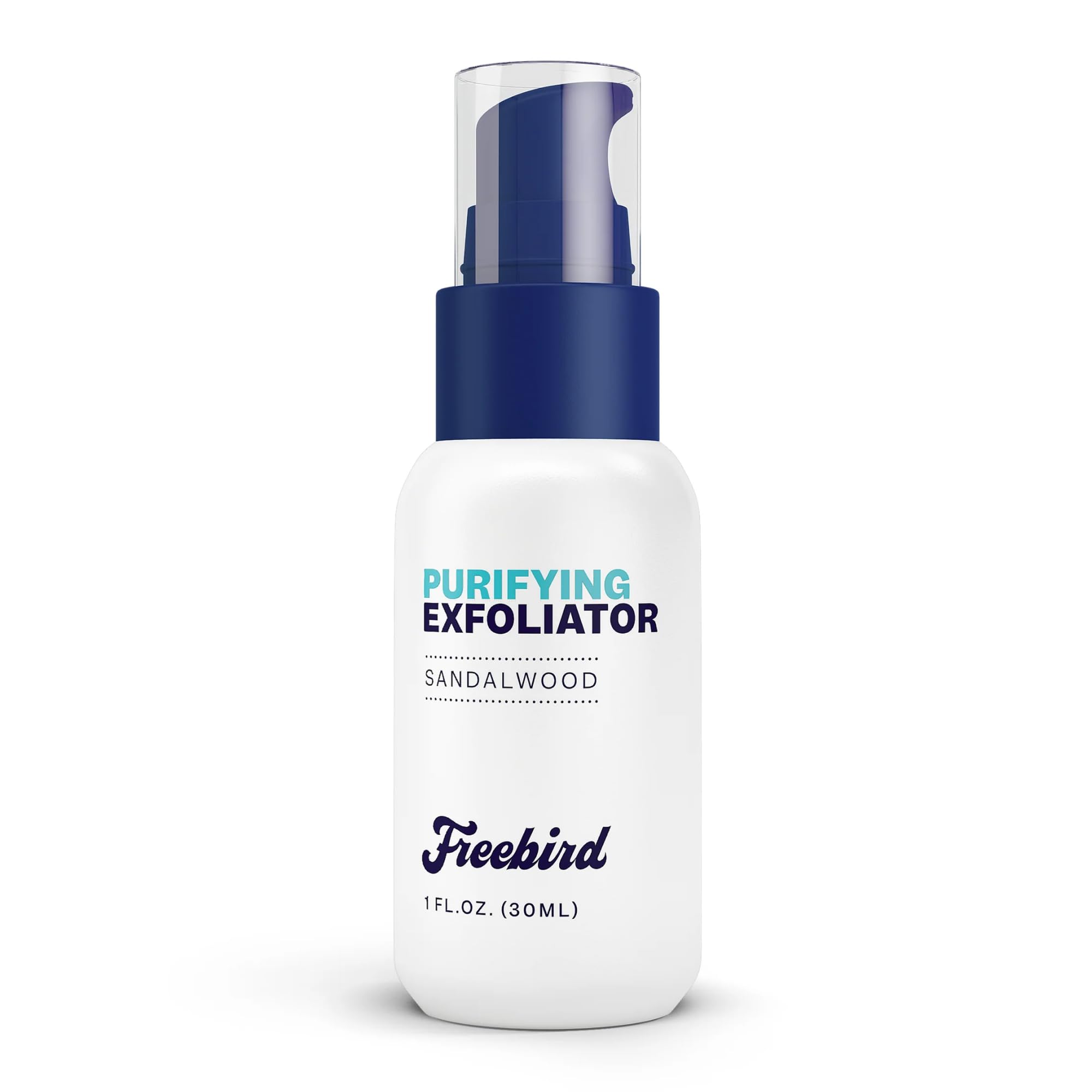 Freebird Salicylic Face Exfoliator packaging, compact for travel and daily care