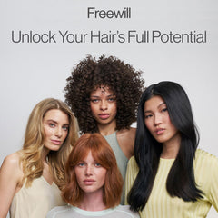 Freewill Color Seal Glossing Rinse towel-draped shoulders ready for application