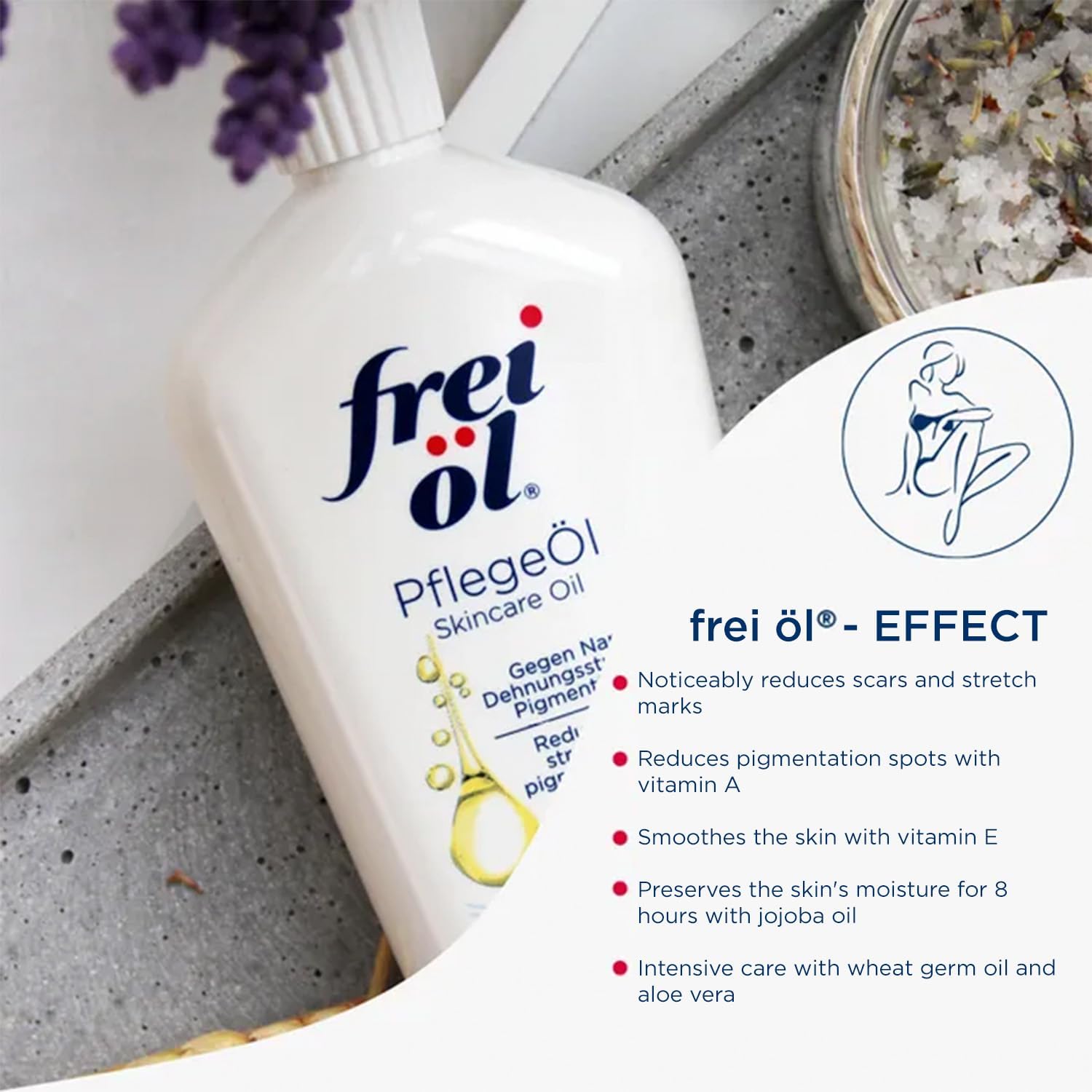 frei öl skincare oil pump shows easy dispensing for daily use