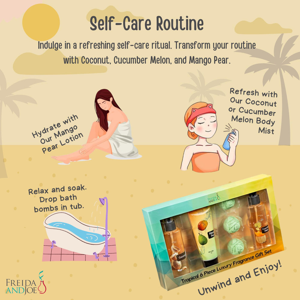 Freida and Joe bath bombs trio for a nourishing bath experience