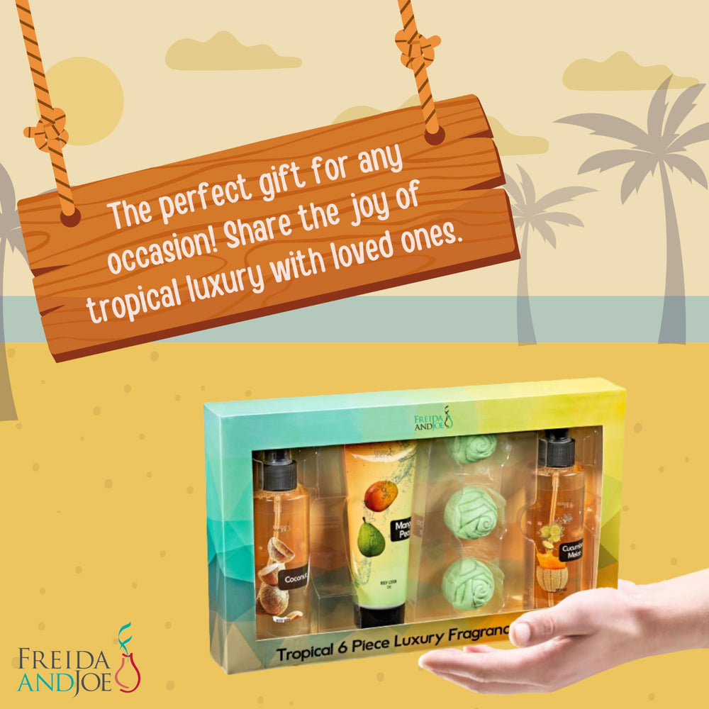 Freida and Joe holiday collection box showcasing luxury self-care gift