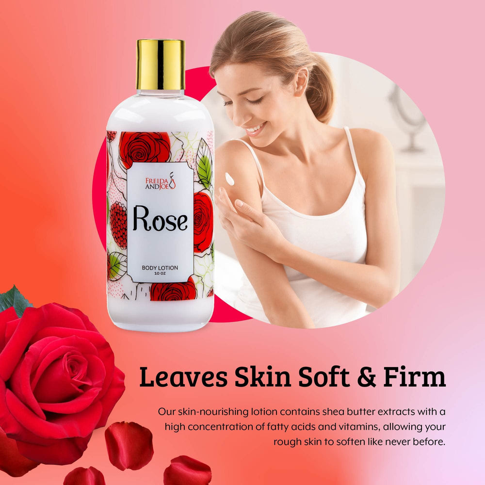 Freida and Joe silky texture ideal for daily hand and body hydration.