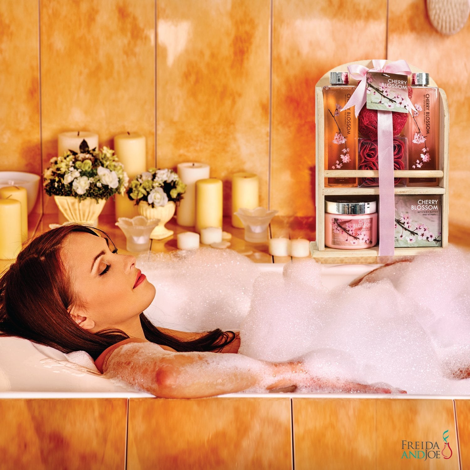 Freida and Joe rose soaps offering delicate cleansing with floral aroma