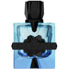 French Avenue Magnetiq bottle in blue glass for a bold, long-lasting impression.