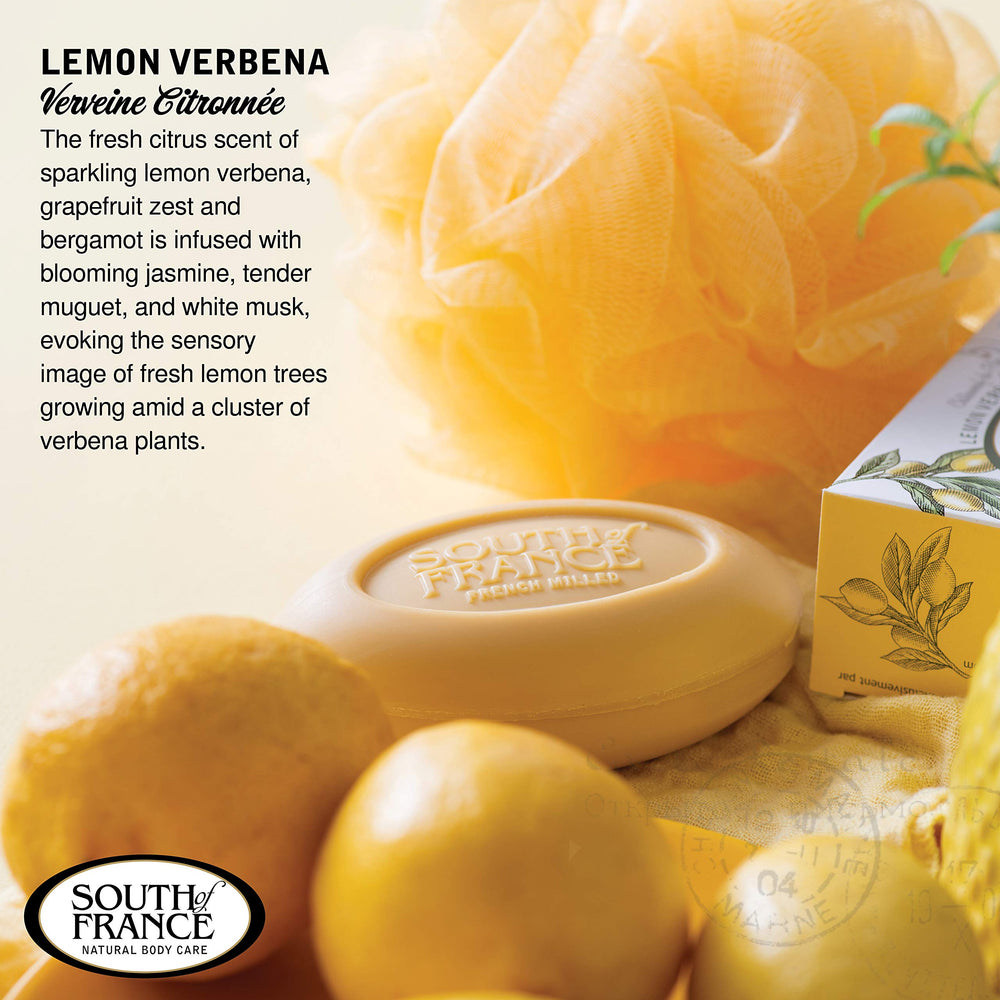 South Of France French triple-milled soap bar texture and premium quality.