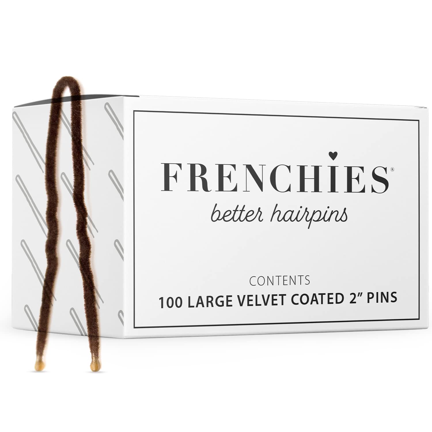 Frenchies French Twist Hair Pin 2in packaging shows secure, non-slip hold