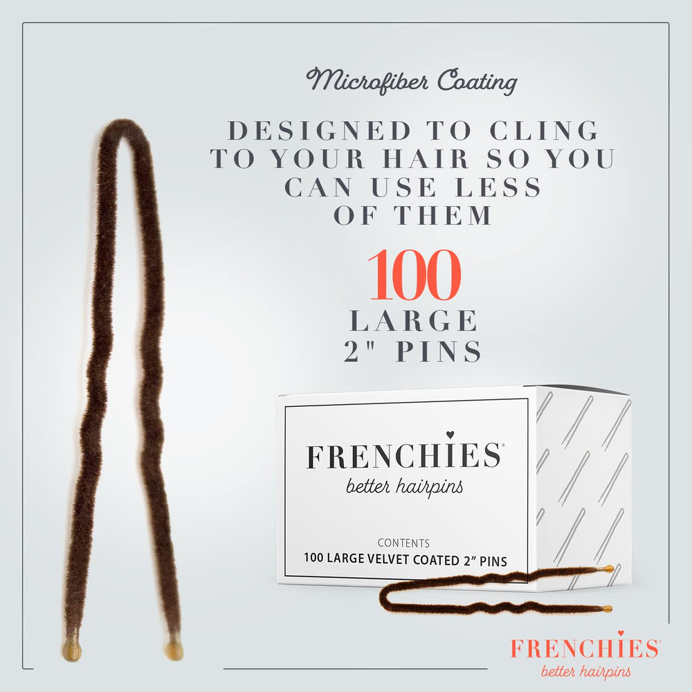 Frenchies French Twist Hair Pin 2in wedding hairstyle demonstrates secure hold
