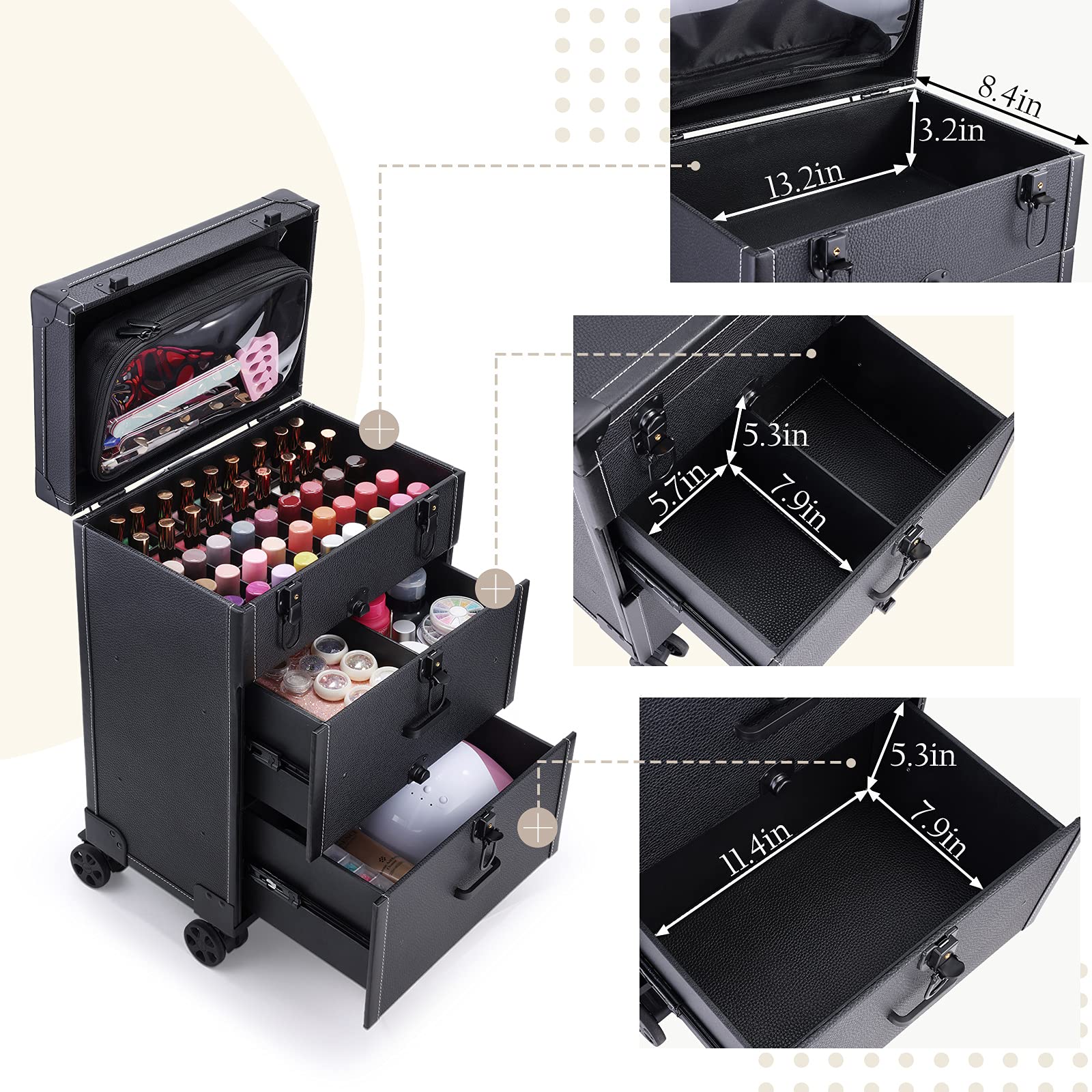 Frenessa detachable plastic bag for compact tool storage.