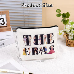 Frerdui Singers Merch makeup bag open zip for quick access to cosmetics