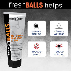 Fresh Balls Cream packaging inside box, hypoallergenic formula