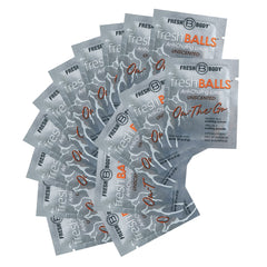 Fresh Body FB Fresh Balls On-The-Go travel pack front view, fragrance-free and travel-ready.