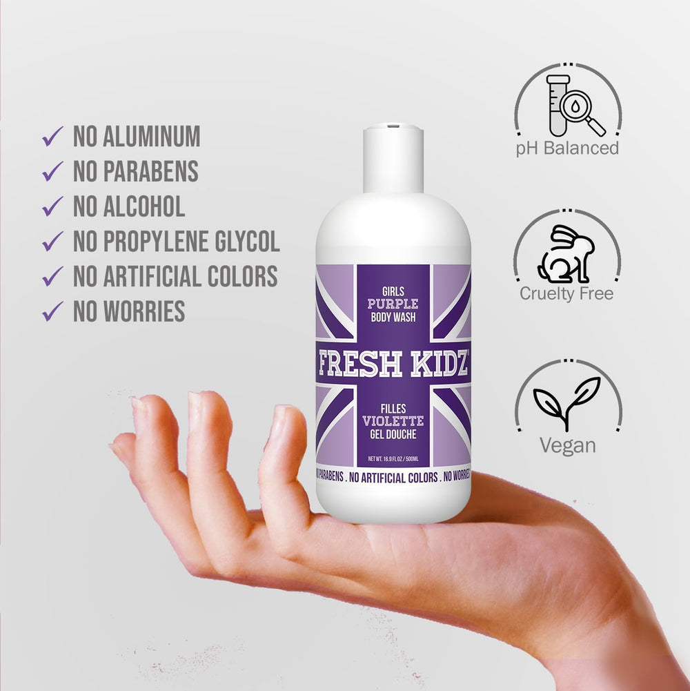 Close-up of Fresh Kidz deodorant application for easy daily use.