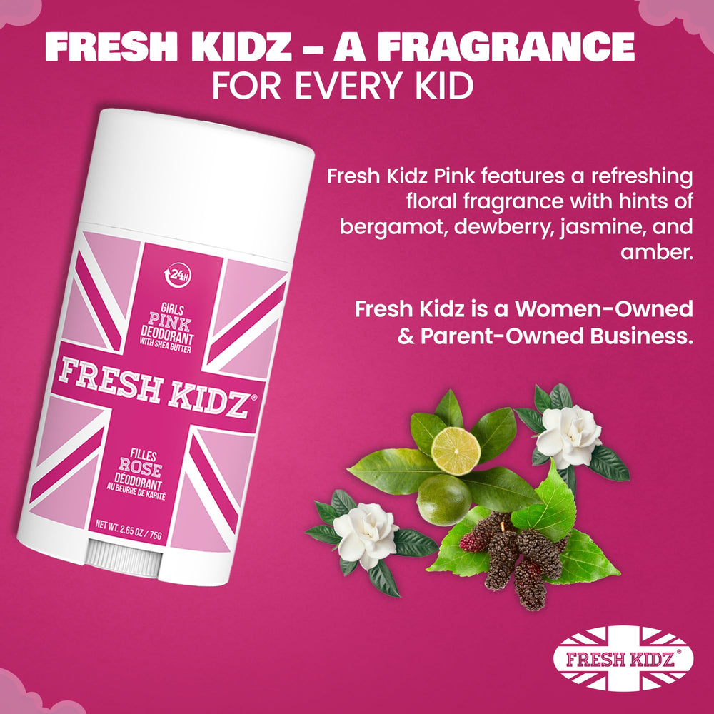 Fresh Kidz Pink texture closeup reveals creamy swipe