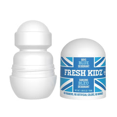 Fresh Kidz Roll On Deodorant Blue scent visualization, citrus-forward fragrance.