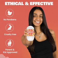 Fresh Kidz Coral dermatologist-tested assurance for gentle skin.