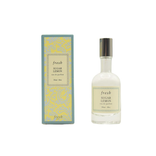 Fresh Sugar Lemon EDP bottle close-up showing citrus brightness for daytime wear