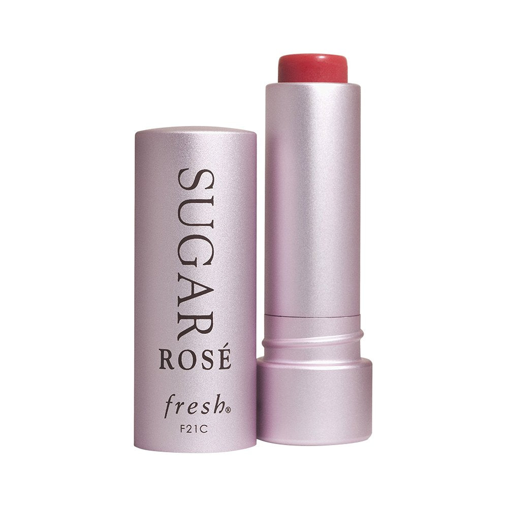 Fresh Sugar Lip Treatment SPF 15 Rose; hydrating lip care with rosy tint and sun protection