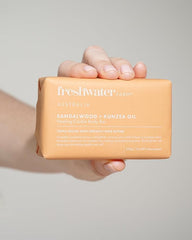 Freshwater Farm Australia Sustainable soap offering a gentle daily cleansing routine.
