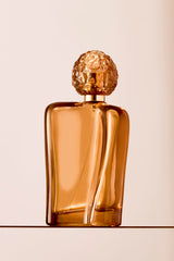 Fridays with Tab and Chance Her Business bottle side view showcases rich caramel-tonka base.