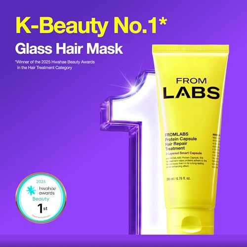 Fromlabs Hair Repair Trio packaging box highlights triple-action care for stronger, frizz-controlled hair.