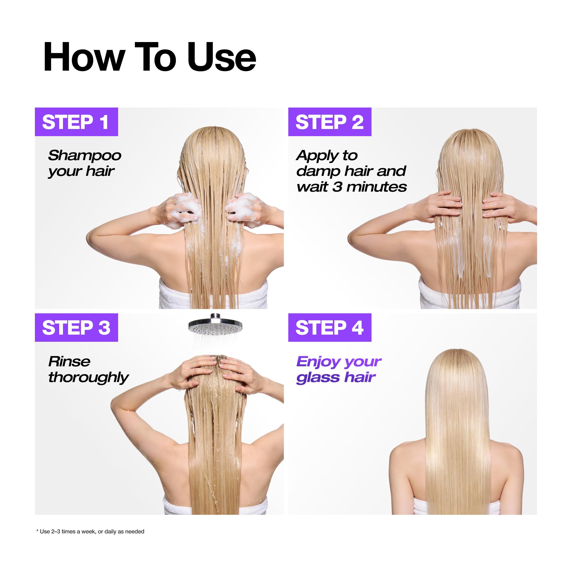 FROMLABS Post-rinse hair shows hydrated and flexible strands