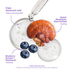 FRUDIA's Blueberry and Hyaluronic Acids deliver hydration.
