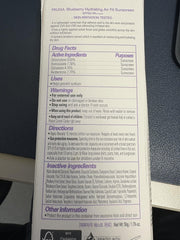 FRUDIA Blueberry Air Fit Sunscreen texture on skin during application.