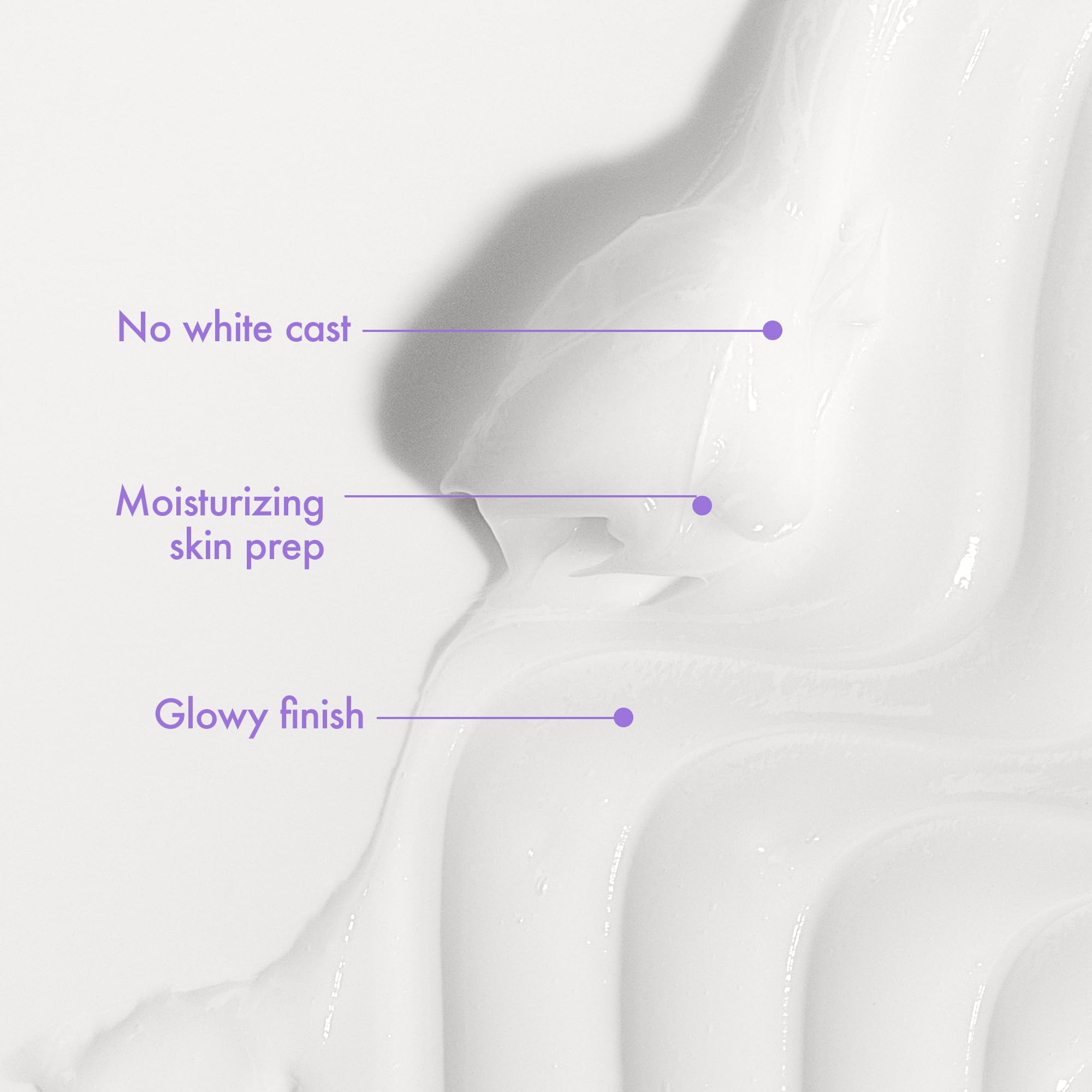 No white cast finish for a natural look across skin tones.