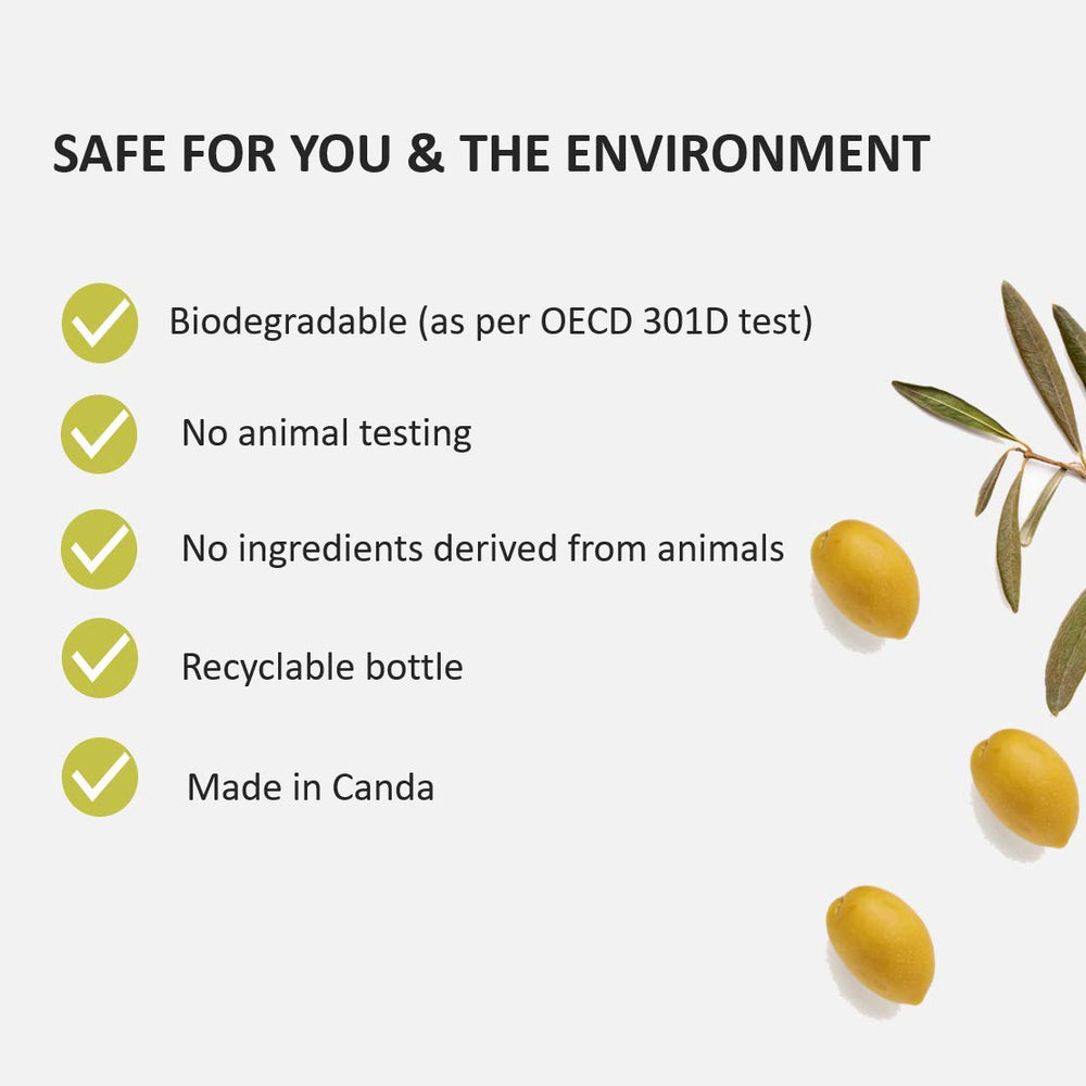 Label highlights vegan and natural moisturizing formula