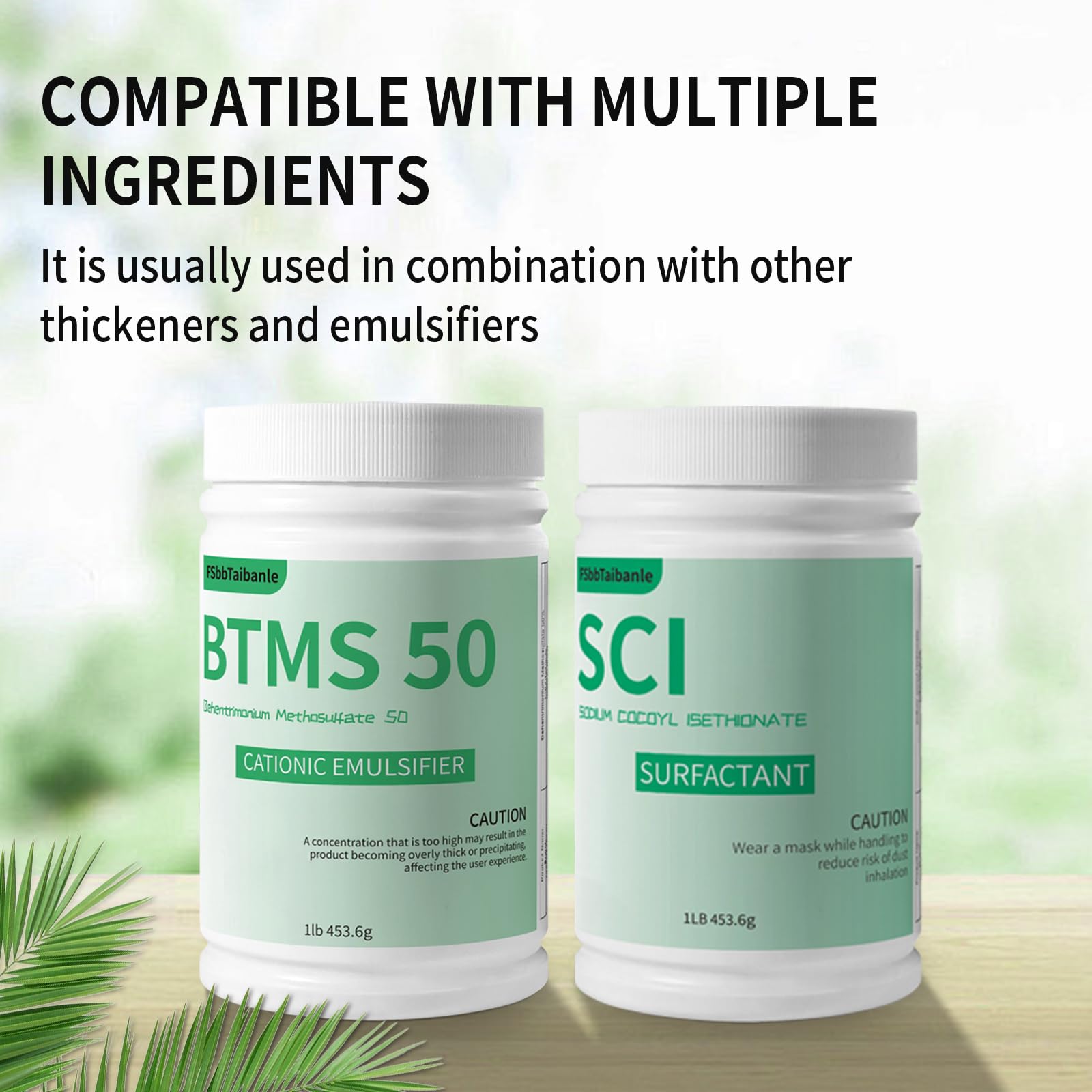 FSbbTaibanle BTMS 50 cream base delivers a soft, powdery skin feel.